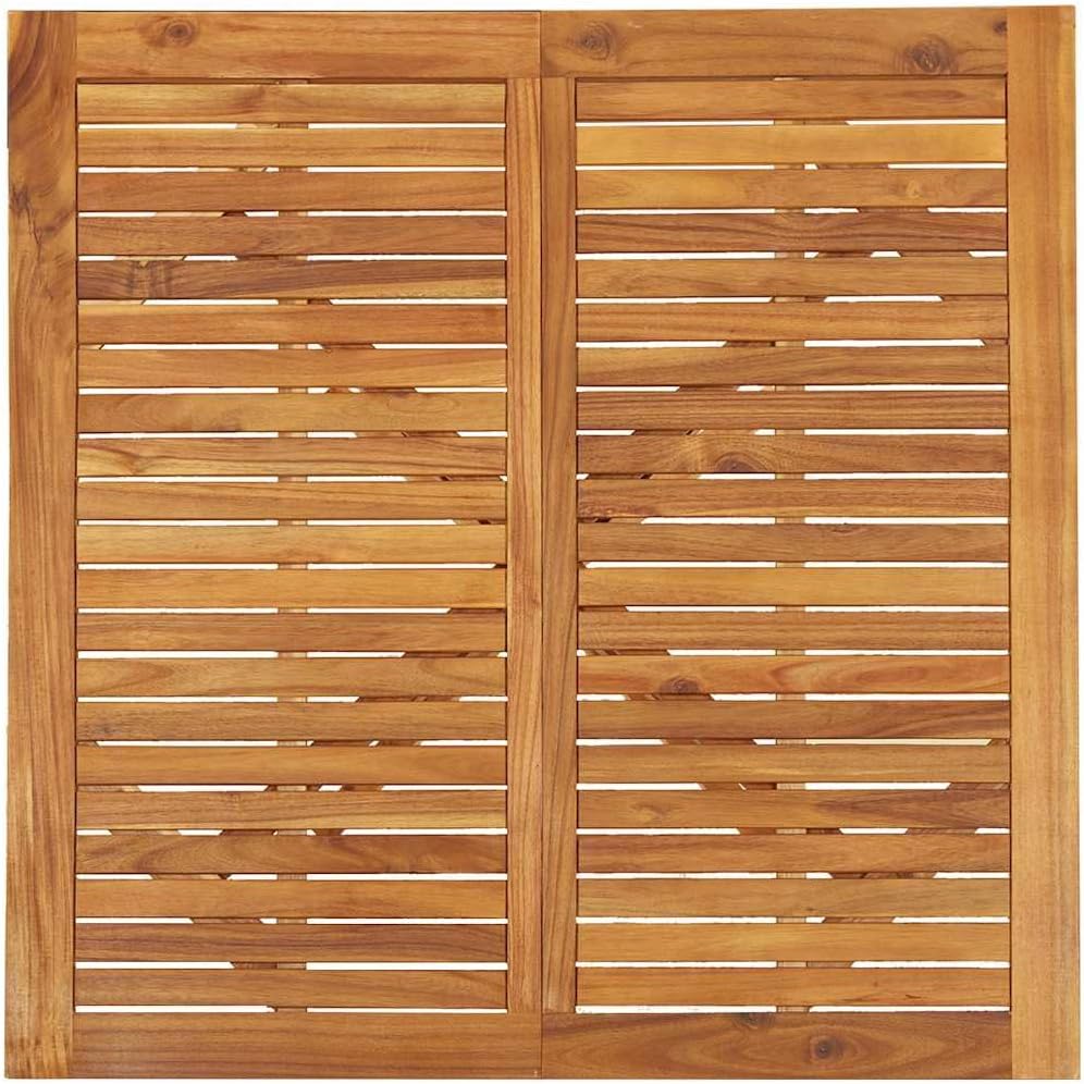 43.3" Square Solid Acacia Wood Patio Table