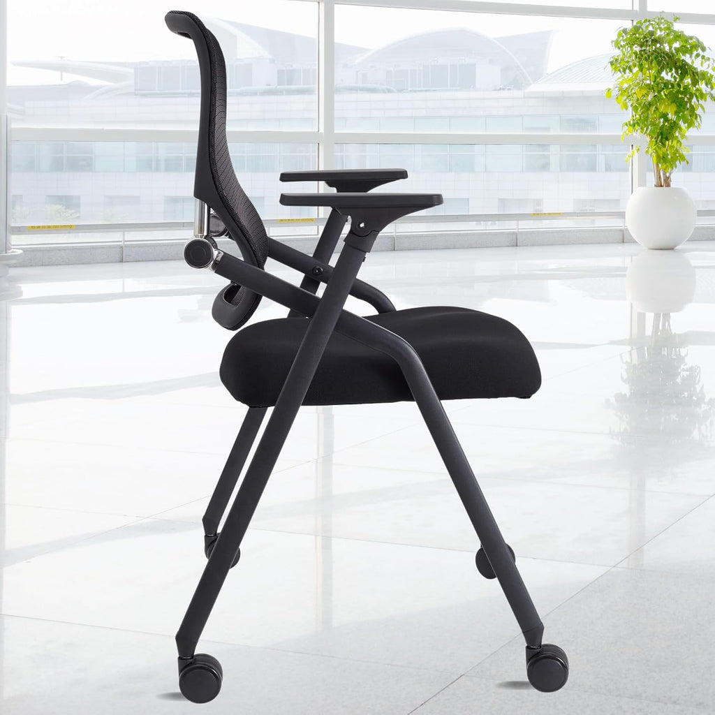 10 Pack Mesh Foldable Conference Chairs